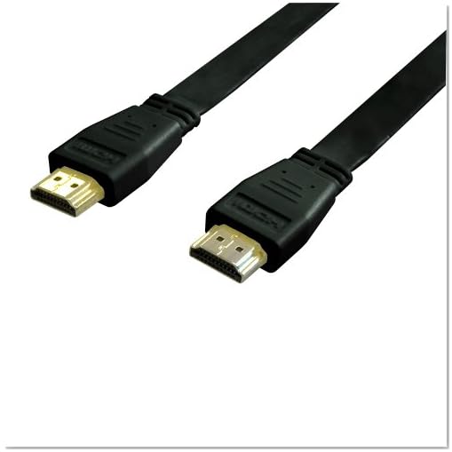 PLANEXハイスピードHDMIフラットケーブル2m(ブラック) PL-HDMI02FB