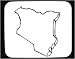 Decorated Mouse Pad with map, 
