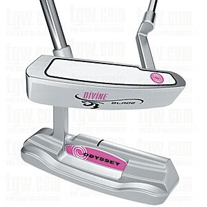 Odyssey Divine Pink Blade Putter (Women's, Right-Handed, 33 -Inch, Steel Shaft)