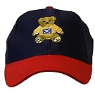 Childrens/Kids Teddy Bear Scotland Baseball Cap