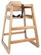 Thunder Group Walnut Wooden High Chair