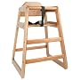 Thunder Group Walnut Wooden High Chair