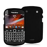 Black Silicone Rubber Gel Soft Skin Case Cover for Blackberry Bold Touch 99 ....