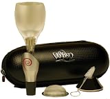 Premium Wisp Wine Aerator System with Respirer, Stainless Steel Flo Perfect Dripless Pouring Spout and Carry Case