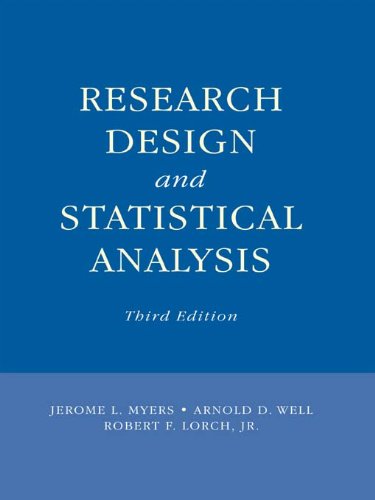 Research Design and Statistical Analysis: Third Edition