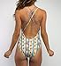 Blooming Jelly Women's Tropical Tribal Print One Piece Swimsuit Bathing Suit
