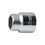 FLAG(フラッグ）超ショートソケット10mm 6ポイント 差込角3/8"(9.5mm) 永久保証 STRAIGHT/10-11710