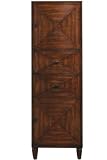 Kyoto Linen Storage Cabinet, 67.5Hx22W, DARK BROWN