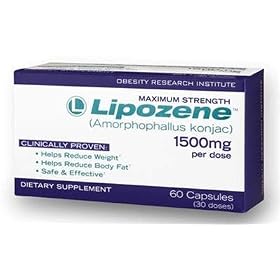 Lipozene Original Maximum Strength Weight Loss Formula, 60 Capsules