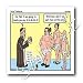 Rich Diesslins Funny Theology Cartoons - Aquinas - Sumo Theologica - Iron on Heat Transfers