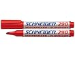 Schneider Board- / Flipchartmarker Maxx 290, nachf�llbar, 1-3 mm, rot, 10er Packung
