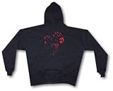 BLOODY HAND PRINTS Logo Men's Hoodie Sweat Shirt Small thru 4XL