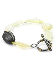 Stella Flame " Rock Star" Citrine and Diamond Bracelet