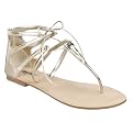 Women's Mossimo&reg; Patricia Tie Front Sandals - White Gold