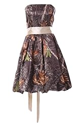 Strapless Short Natural   Waistline Charmeuse Homecoming Dress/Prom Dress  With a Sash 