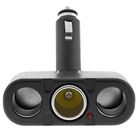 GTMax 3 Way Car Cigarette Lighter Socket Charger Splitter for Boost Mobile Samsung Galaxy Prevail