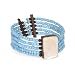 Mother of Pearl Shell and Beads Blue Bracelet 