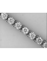 14K White Gold Diamond Bracelet