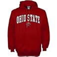 Ohio State Buckeyes Scarlet Bevel Square Hoody Sweatshirt