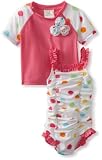 ABSORBA Baby-Girls Infant Two Piece Multi Color Swimsuit