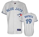 Jose Bautista Jersey: Authentic Toronto Blue Jays Grey Jersey (XL/52)
