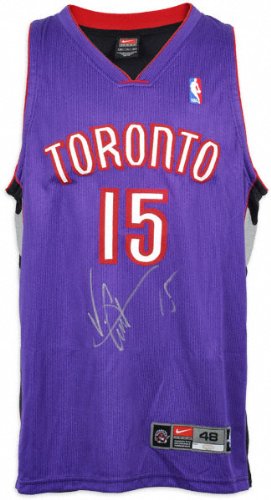 Vince Carter Autographed Jersey | Details: Toronto Raptors, Away