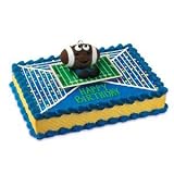 Football Talking Plush Ball Cake Decoration Topper Set