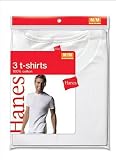 Hanes - 2135, 3 Pack, White Mens Crew Neck T-Shirt