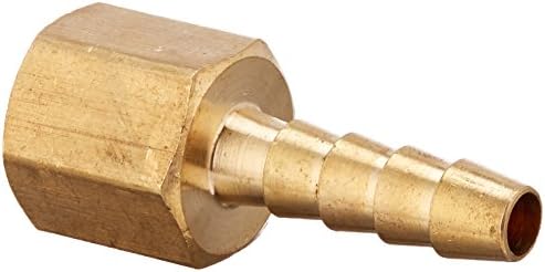 anderson metals corp 717002-0404 1/4 -Inch Hose ID x 1/4 -Inch Female Pipe Thread, Brass, Barb Insert