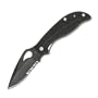 Byrd Raven G-10 Combination Edge Knife,Black
