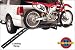 Masterbuilt HMXCR HITCH-HAUL Steel Motorcycle Carrier
