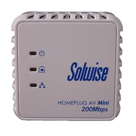 Mini size 200AV Homeplug - single unit