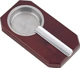 Visol Dipper Mahogany Finish Wooden Cigar Ashtray