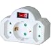 Brennenstuhl Adapterstecker Schutzkontakt wei�