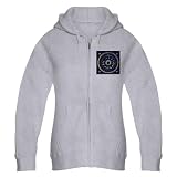 Artsmith, Inc. Women's Zip Hoodie Blue Marble Zodiac
