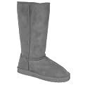 Women's Adi Design Faux Suede Boots - Gray