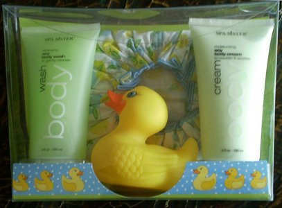 Spa Sister Rub-A-Dub-Dub 4 Piece Bath Gift Set