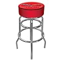 Corvette C6 Padded Bar Stool - Red
