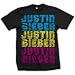 JUSTIN BIEBER SHIRTS - EXCLUSIVE - JUSTIN BIEBER RAINBOW T-SHIRT! BEST PRICE!