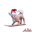 5" Skiing Shimmermint Reindeer By Annalee