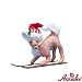 5" Skiing Shimmermint Reindeer By Annalee