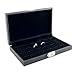 Wide Slot Jewelry Ring Display Storage Case Holds 24 Rings With Lock-cbc24