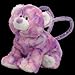 Ty Beanie Babies Beary Bag - Ty Dye Bear Purse Beanie Baby