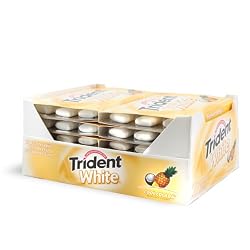 Trident White Cool Colada Gum, 12 Pieces/ Pack, 12 ea