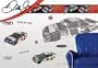NASCAR Dale Earnhardt Jr. # 88 race car shaped Sudden Shadow Wall Mural Easy to Install & Remove - NO RESIDUE