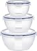 EMSA 505157 CLIP&CLOSE Set 3-teilig, 1,5/2,5/4,0 L