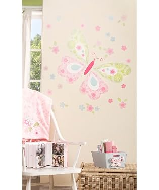 Kidsline Bella Wall Decals - Flowers and Butterflies