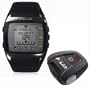 Polar FT60G1 Men's Heart Rate Monitor Watch with G1 GPS Sensor (Black with White Display)