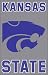 Kansas State Wildcats 2-Sided Applique Banner Flag
