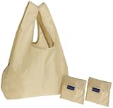 BAGGU Reusable Shopping Tote - 3-Pack,Khaki,one size